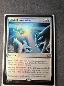 MTG Starfall Invocation Bloomburrow Near Mint Foil - Image 2