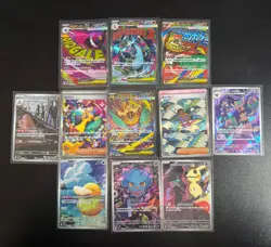 Pokemon Japanese Mega Dream Ex Bundle x11 Inc. SAR, AR And MARs - Image 1