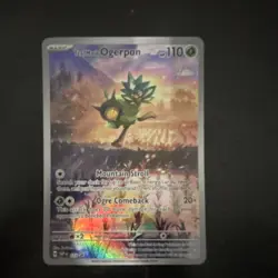Pokemon Teal Mask Ogerpon SVP 122 Black Star Promo Holo 110 HP English - Image 2