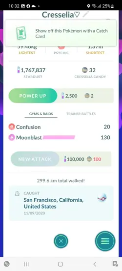 Pokemon Go Shiny Legendary Cresselia Reduced !!!! - Image 2