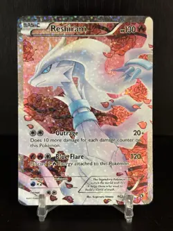 Reshiram (Full Art) RC22/RC25 Legendary Treasures Pokemon Radiant Collection - Image 1