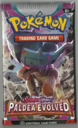Pokemon Paldea Evolved Booster Pack New Factory Sealed 1 Pack - Image 1