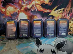Lot of 5 Pokemon TCG Kanto Power Mini Tins [K19 x3 And G19 x2] - Image 2