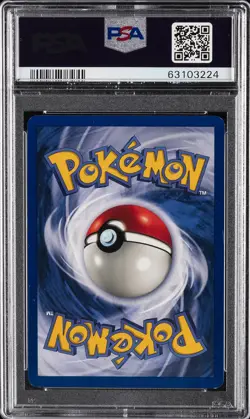 1999 POKEMON BASE SET SHADOWLESS #102 WATER ENERGY PSA 8 - Image 2