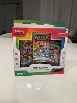Pokemon First Partner Illustration Collection Series 1 Sealed Box 🔥 - Image 1