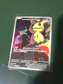 Pokemon TCG Team Rocket's Mimikyu 238/217 Me: Ascended Heroes Holo Near Mint - Image 3
