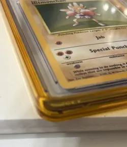 CGC 8.5 NM/MINT+ Hitmonchan Base Set Holo 7/102 Pokemon - Image 3