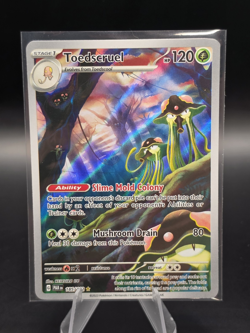 Pokemon Toedscruel Illustration Rare SV04 Paradox Rift 185/182 Holo 2023 - Image 1
