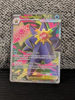 Mega Starmie EX 102/088 Full Art Ultra Rare Pokemon TCG: Perfect Order NM - Image 2