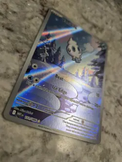 Vanillite 111/086 Sv: White Flare Holo Pokemon 2025 Illustration Rare NM - Image 2