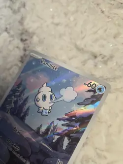 Vanillite 111/086 Sv: White Flare Holo Pokemon 2025 Illustration Rare NM - Image 3