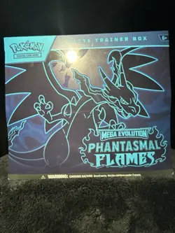 Pokemon TCG Mega Evolution Phantasmal Flames Elite Trainer Box Charizard 2025 - Image 1