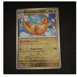 ~Reverse Holo~ The Pokemon Company Dragonite 149/165 151 180 HP Rare ENG - Image 1
