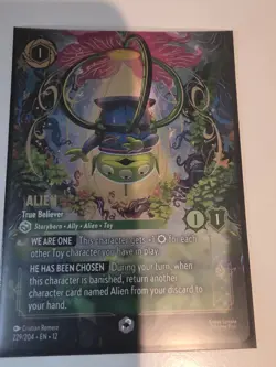 Toy Story Alien True Believer 229/204 Into the Inklands Disney Lorcana Card - Image 2