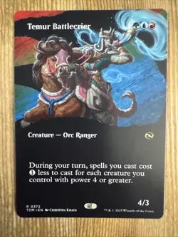 Temur Battlecrier x1 Mtg Clan Showcase Tarkir: Dragonstorm - Image 1