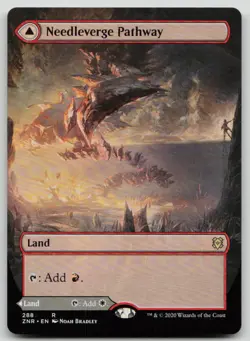 Needleverge Pathway (Borderless) R Zendikar Rising 288 NM - Image 1