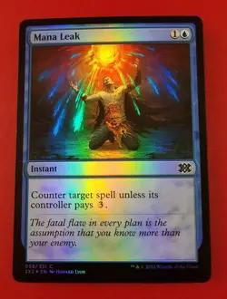 1x Mana Leak | FOIL | Double Masters 2022 | MTG Magic Cards - Image 1