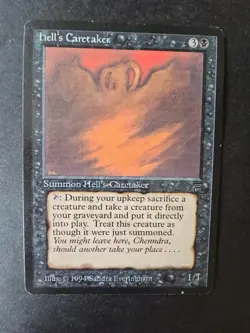 Hell's Caretaker Legends 1994 Regular Rare MtG Magic the Gathering NM - Image 3