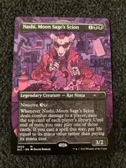 Magic MTG - Nashi, Moon Sage's Scion - Secret Lair: 30th Anniversary Countdown - Image 1