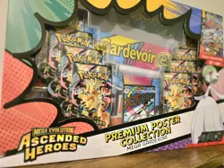 Pokemon TCG - Mega Ascended Heroes Gardevoir Premium Poster Collection - Sealed - Image 4