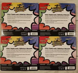 Pokemon TCG Ascended Heroes 2 Pack Blister x4 - Erika’s Tangela. (4x Blisters) - Image 2