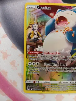 Pokemon TCG Snorlax TG10/TG30 Lost Origin Full Art Ultra Rare SWSH - Image 2