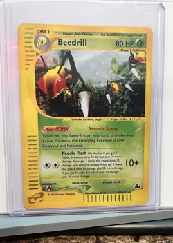 Pokemon Beedrill Reverse Holo 4/97 EX Dragon E-Reader Near Mint NM - Image 1