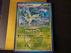Pokemon Leafeon Cracked Ice Holo 11/116 Plasma Freeze LP FREE SHIPPING - Image 1