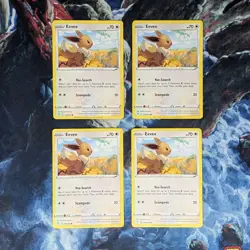 x4 Eevee - SWSH07: Evolving Skies (SWSH07) 125/203 Pokemon TCG - Image 1