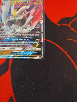 Pokemon White Kyurem GX Ultra Rare Holo 48/70 Dragon Majesty 190 HP Basic - Image 5