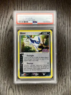Absol PSA 8 Pokemon 2006 EX Holon Phantoms Reverse Stamped #18 Holo Bleed POP 27 - Image 3