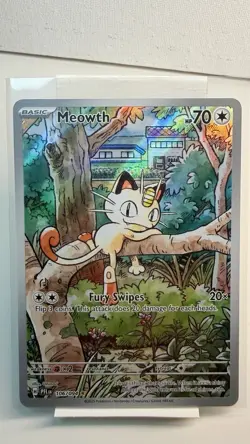 Meowth 106/94 Full Art Phantasmal Flames Pokemon TCG MINT CONDITION NEW - Image 1