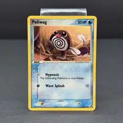 Pokemon Poliwag 67/115 Unseen Forces Regular Non Holo LP - Image 1
