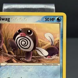 Pokemon Poliwag 67/115 Unseen Forces Regular Non Holo LP - Image 3