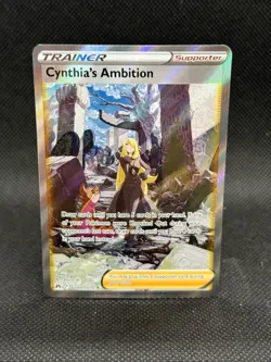 Cynthia’s Ambition GG60/GG70 2023 Pokemon Crown Zenith Galarian Gallery Card - Image 1