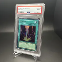 YUGIOH Raigeki RP01-EN005 PSA 9 - Image 1