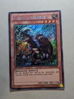 LCJW-EN158 Destroyersaurus Secret Rare 1st Edition - VLP YuGiOh Card - Image 1