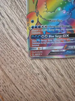 Pokemon TCG Wishiwashi GX Ultra Rare Holo Card Guardians Rising Mint Condition - Image 3