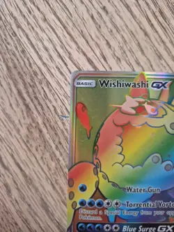 Pokemon TCG Wishiwashi GX Ultra Rare Holo Card Guardians Rising Mint Condition - Image 5