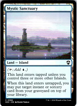 Mystic Sanctuary 388 Commander: Secrets of Strixhaven Magic: The Gathering NM - Image 1