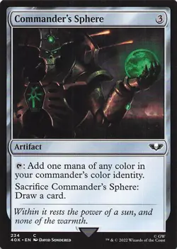 Commander's Sphere () 234 C 40K NM - Image 1