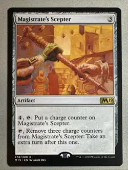 MTG / Magistrate's Scepter / M19 / #238 / Regular / Rare / NM - Image 1