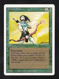 MTG Revised Elvish Archers - Image 1