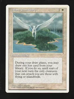 MTG 4th Edition Island Sanctuary - Image 1