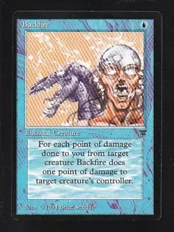 MTG Legends Backfire - Image 1