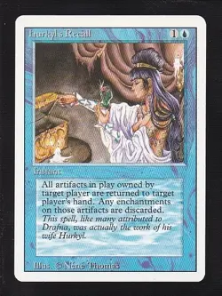 MTG Revised Hurkyl's Recall - Image 1