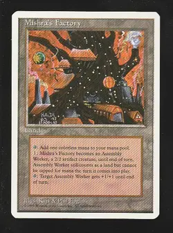 MTG 4th Edition Mishra's Factory (Autumn) - Image 1