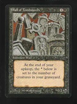 MTG Legends Wall of Tombstones - Image 1