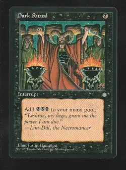 MTG Ice Age Dark Ritual - Image 1