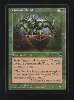 MTG Visions Quirion Druid - Image 1